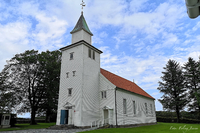 Nærbø gamle kirke ble bygd i 1834. Foto: Erling Jensen.